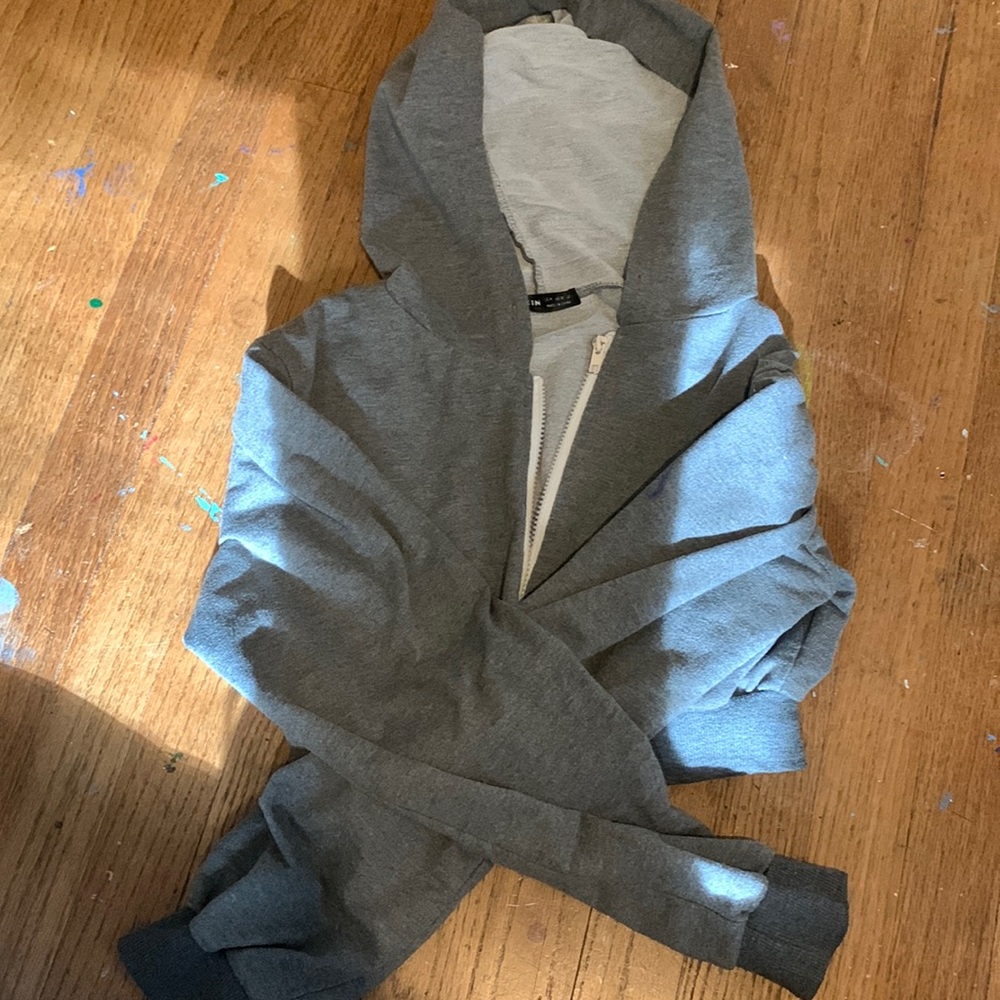 Shein cropped zipup